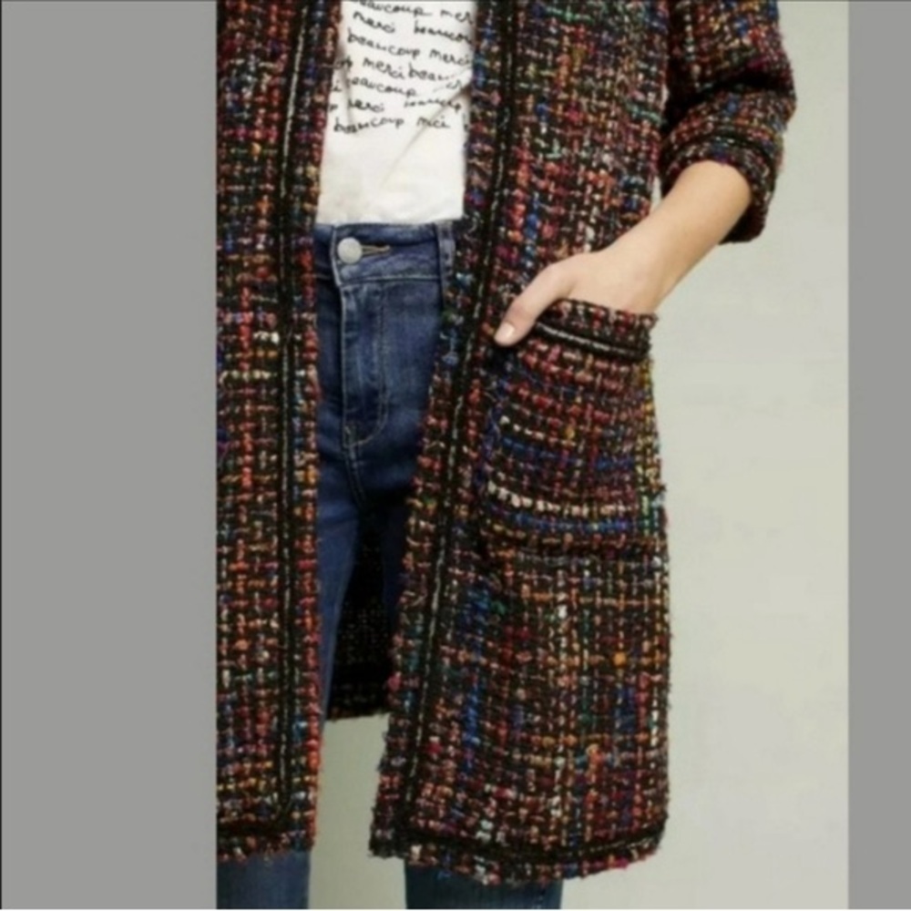 Anthropologie Ett:Twa Tweed Berwyn Jacket